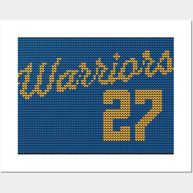 Warriors 27 Wall Art by teeleoshirts